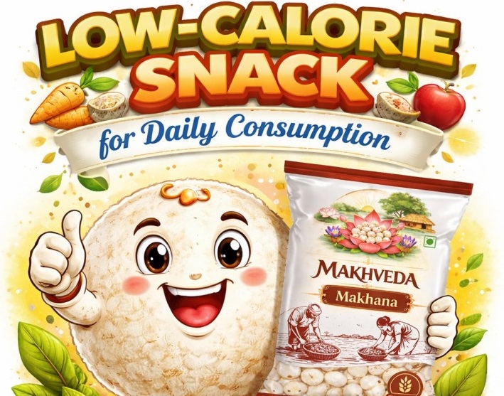 Makhveda Low calorie makhana snack